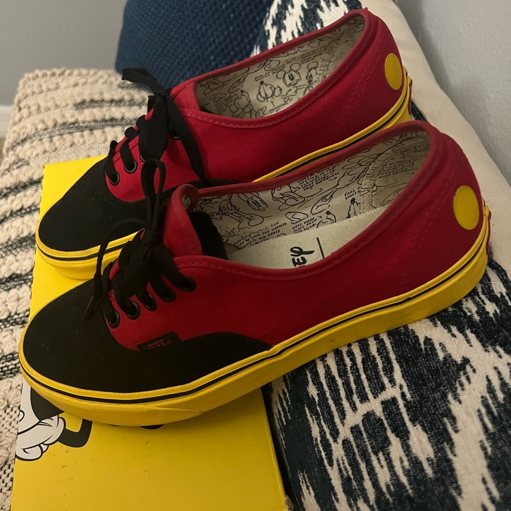 Mickey Vans size 9.5